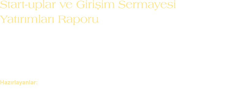 Start uplar ve Giri im Sermayesi Yat r mlar Raporu 2022 Temmuz Aral k Start uplar ve giri im sermayesi yat r mlar na...