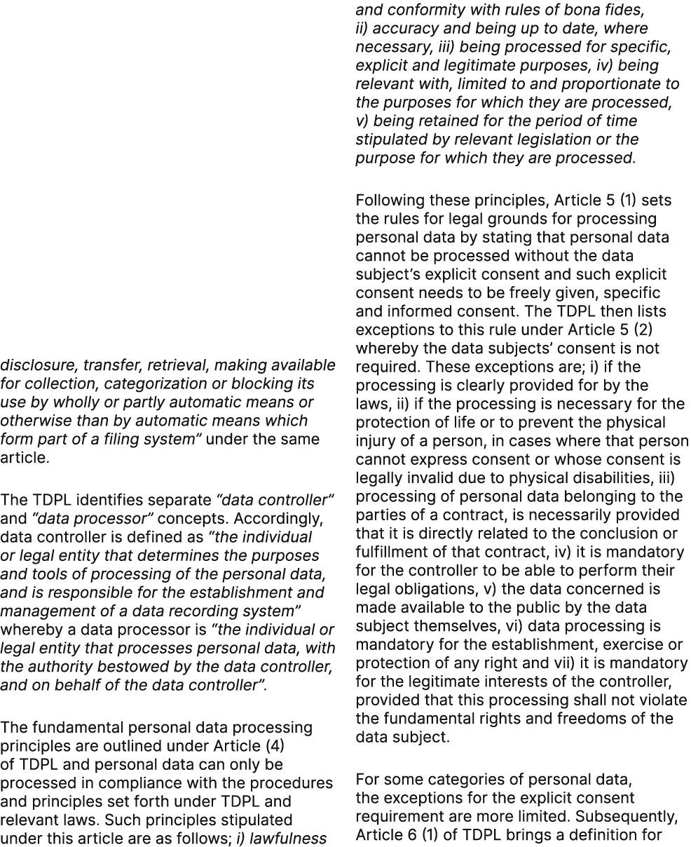 disclosure, transfer, retrieval, making available for collection, categorization or blocking its use by wholly or par...
