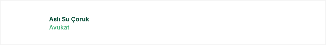 Asl Su  oruk Avukat