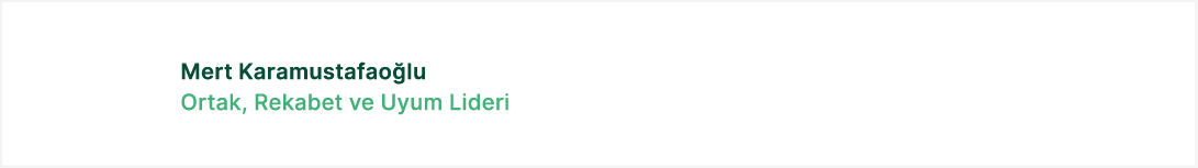 Mert Karamustafao lu Ortak, Rekabet ve Uyum Lideri