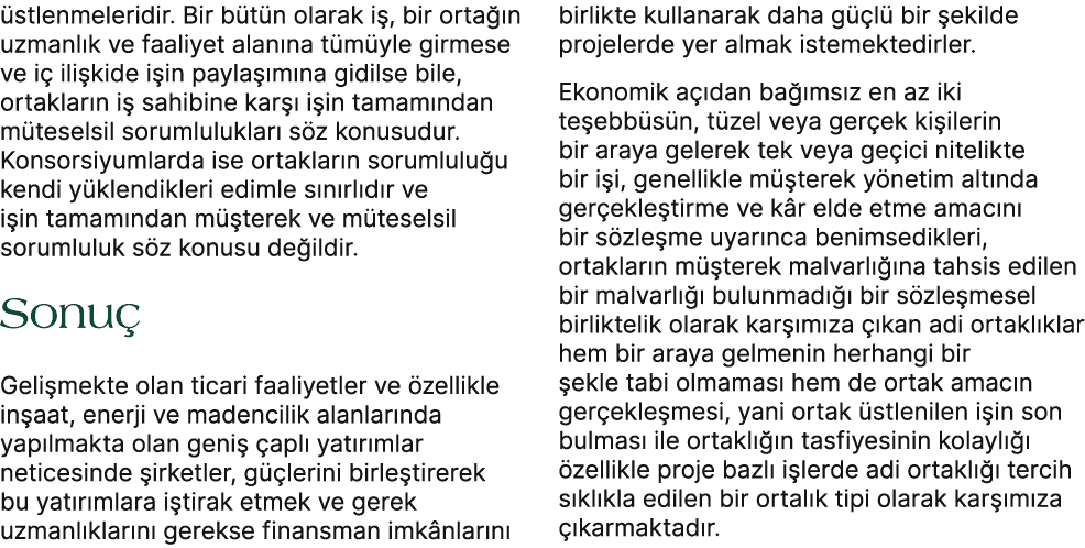  stlenmeleridir. Bir b t n olarak i , bir orta n uzmanl k ve faaliyet alan na t m yle girmese ve i  ili kide i in pa...