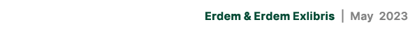 Erdem & Erdem Exlibris | May 2023