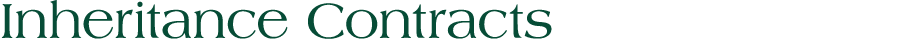 Inheritance Contracts