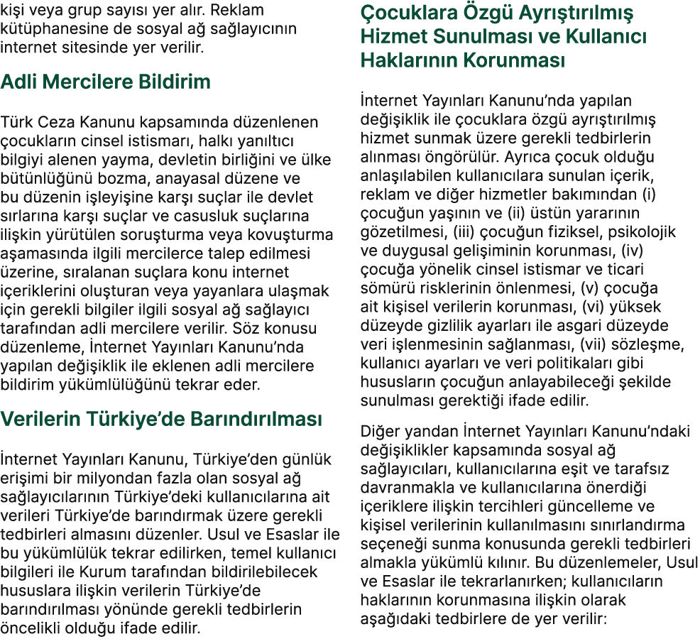 ki i veya grup say s yer al r. Reklam k t phanesine de sosyal a  sa lay c n n internet sitesinde yer verilir. Adli M...