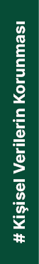 # Ki isel Verilerin Korunmas 