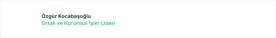  zg r Kocaba o lu Ortak ve Kurumsal  ler Lideri