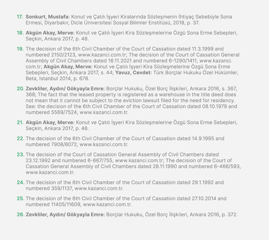 17. Sonkurt, Mustafa: Konut ve at l    yeri Kiralar nda S zle menin  htiya  Sebebiyle Sona Ermesi, Diyarbak r, Dicle...
