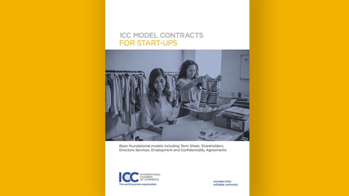 Publication Announcement of “ICC Model Contracts for Start-ups”